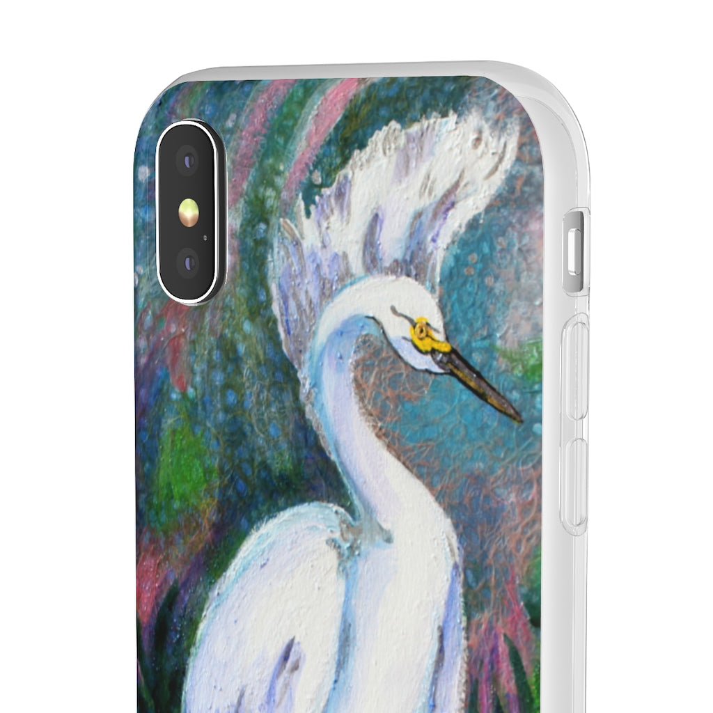 Phone Case, "Snowy Egret"