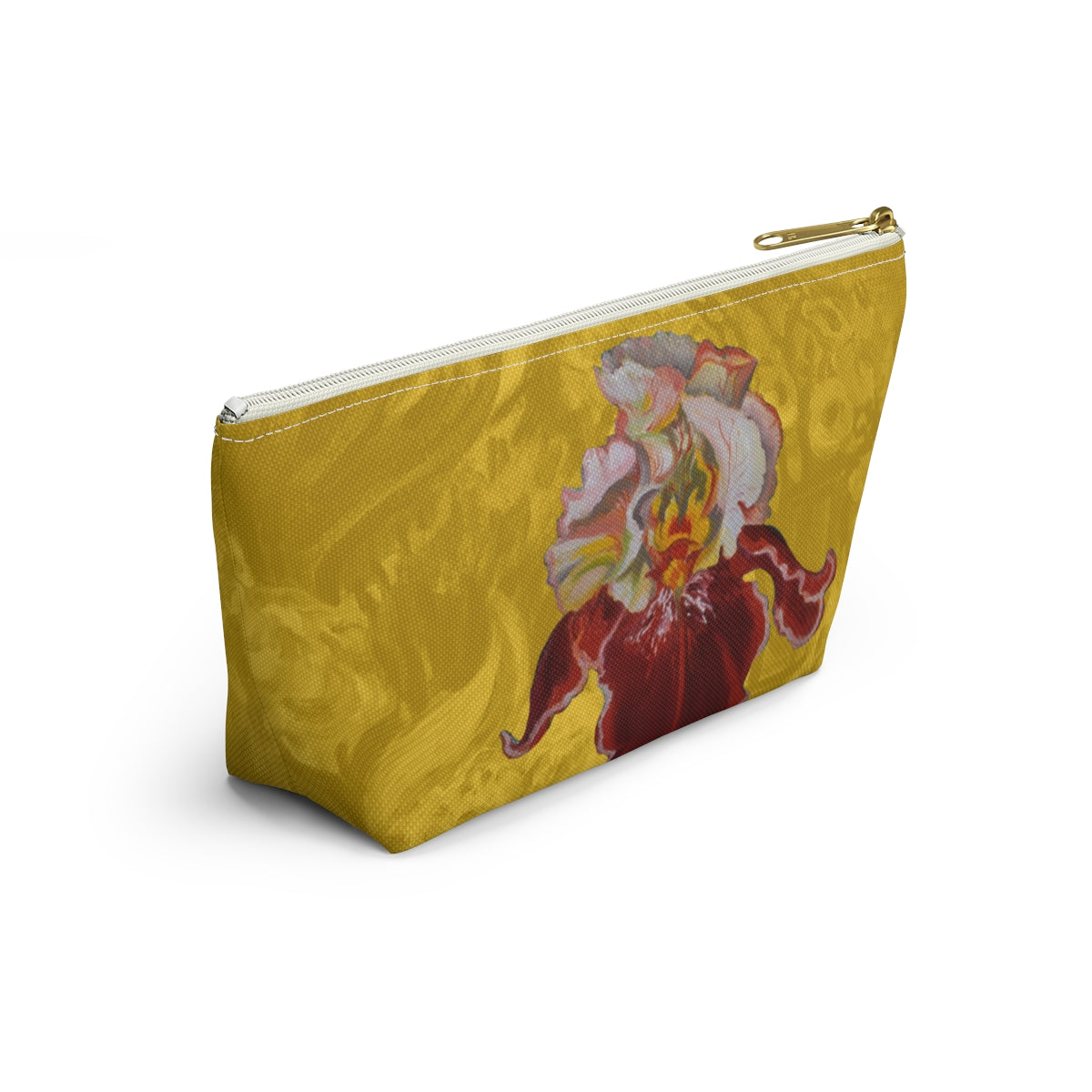 Perfect Pouch "Iris on Yellow"
