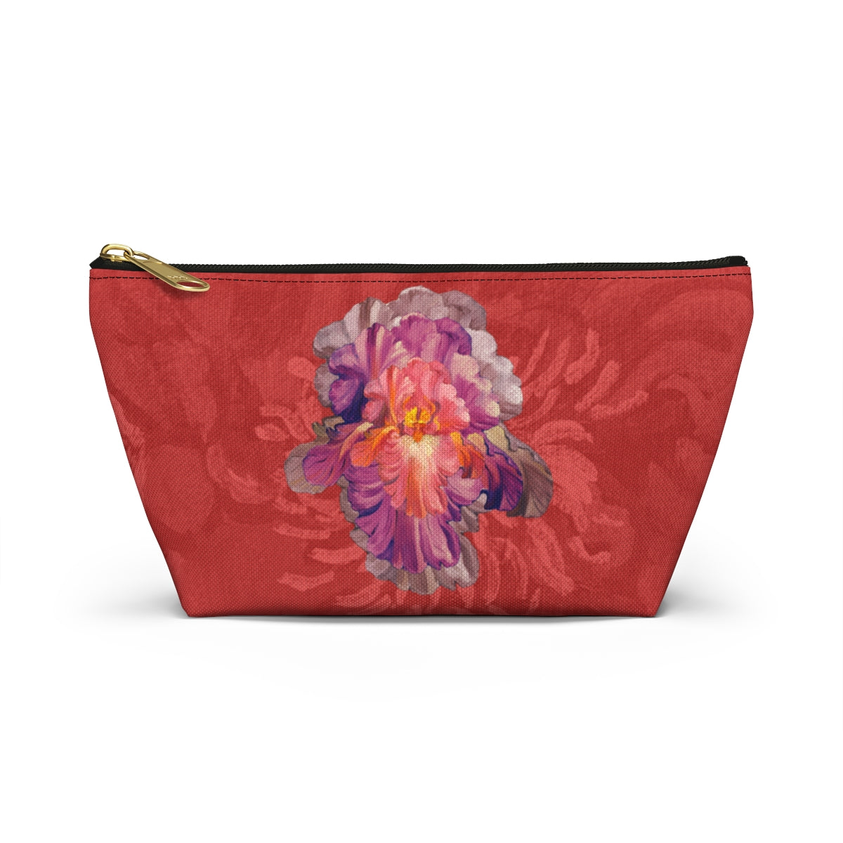 Perfect Pouch "Iris on Red"