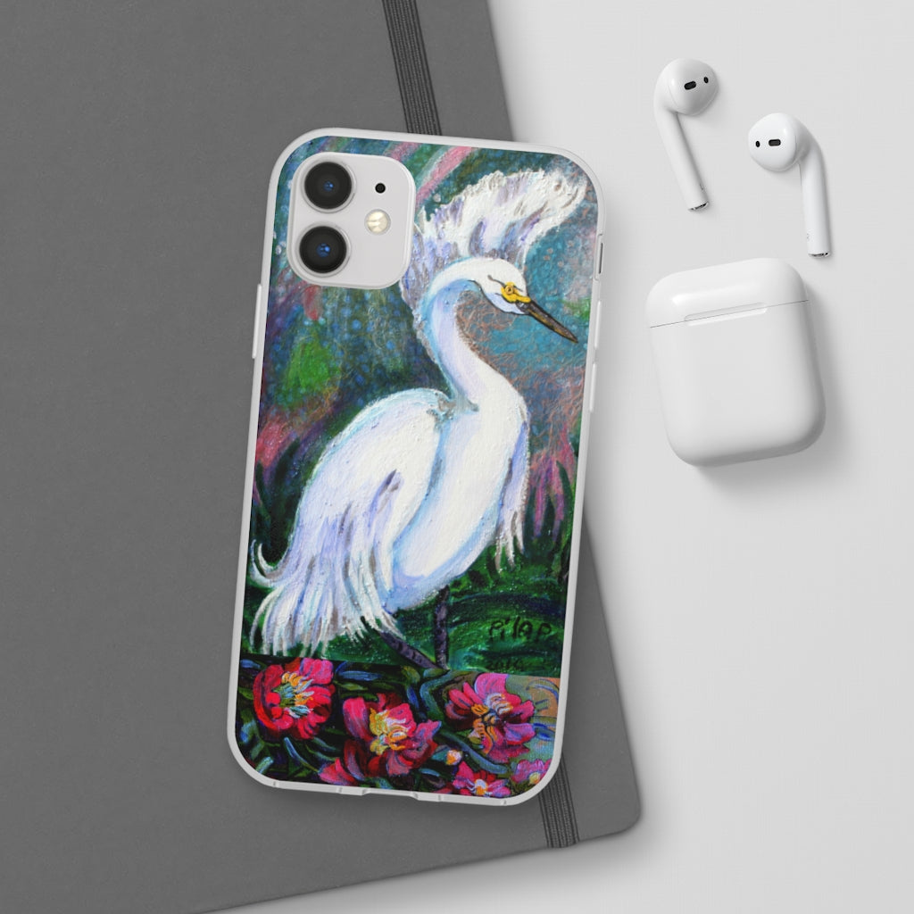 Phone Case, "Snowy Egret"