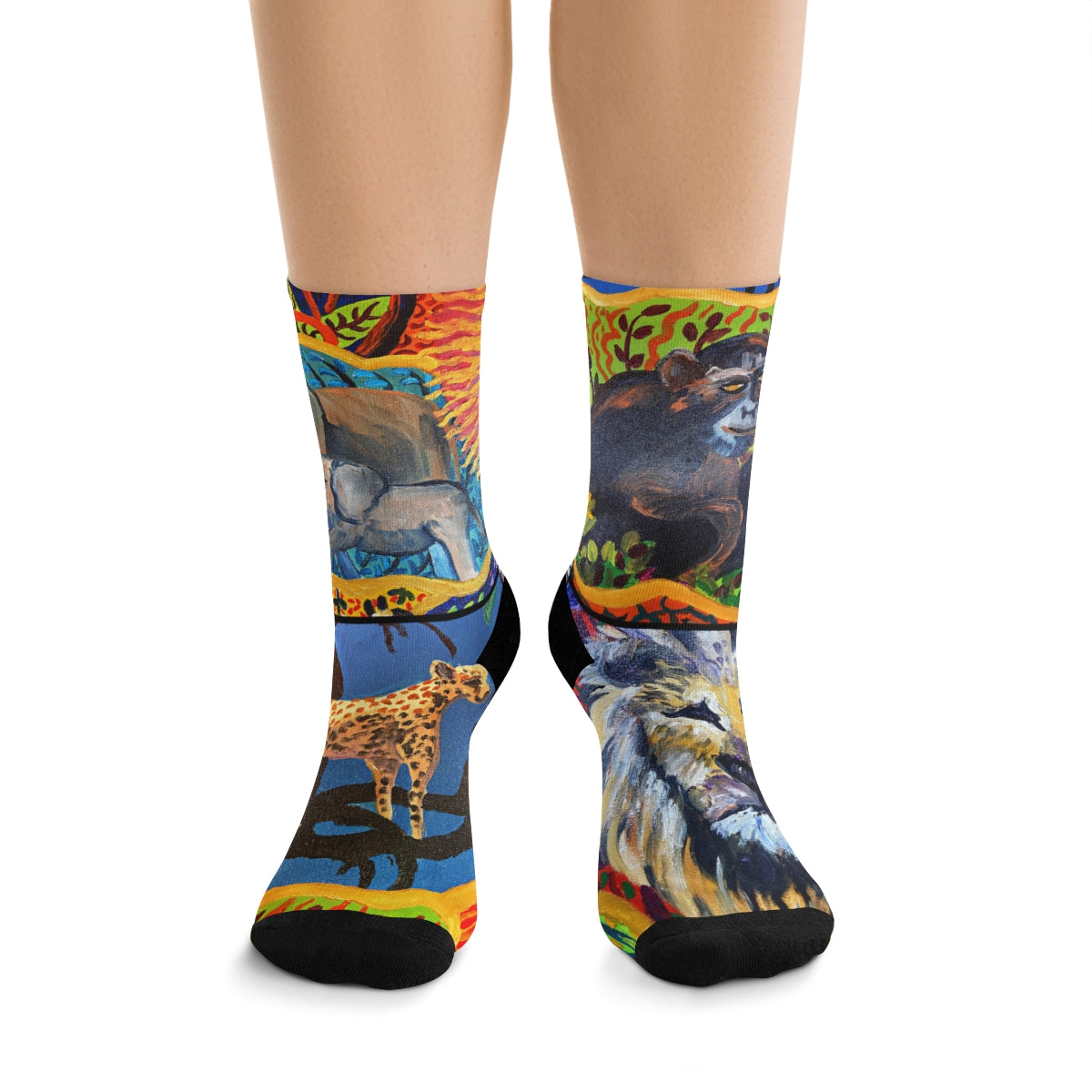 Crew Socks - African Fauna