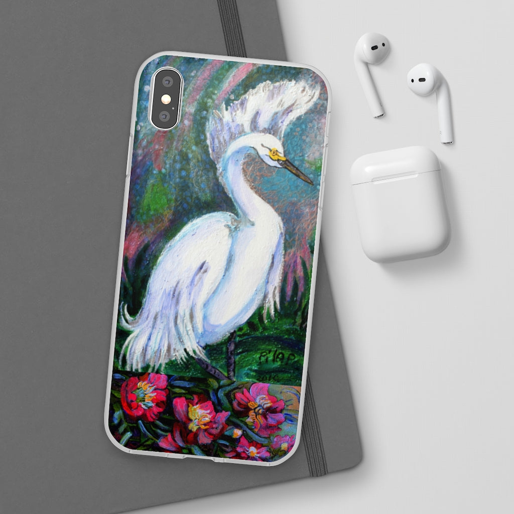 Phone Case, "Snowy Egret"