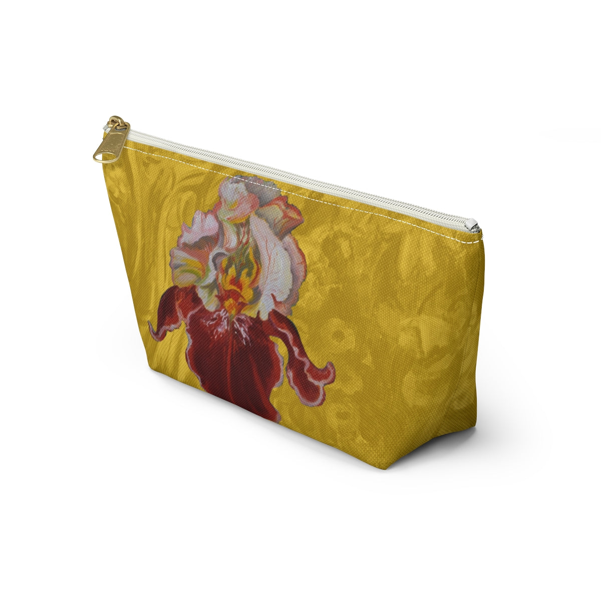 Perfect Pouch "Iris on Yellow"