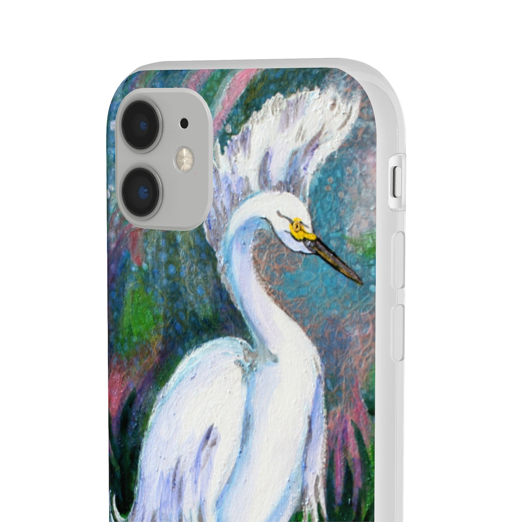 Phone Case, "Snowy Egret"