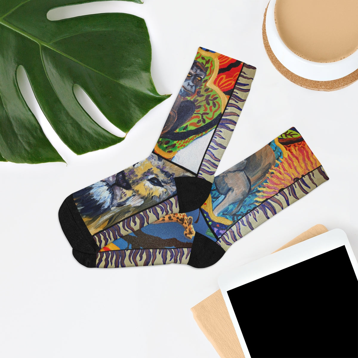 Crew Socks - African Fauna