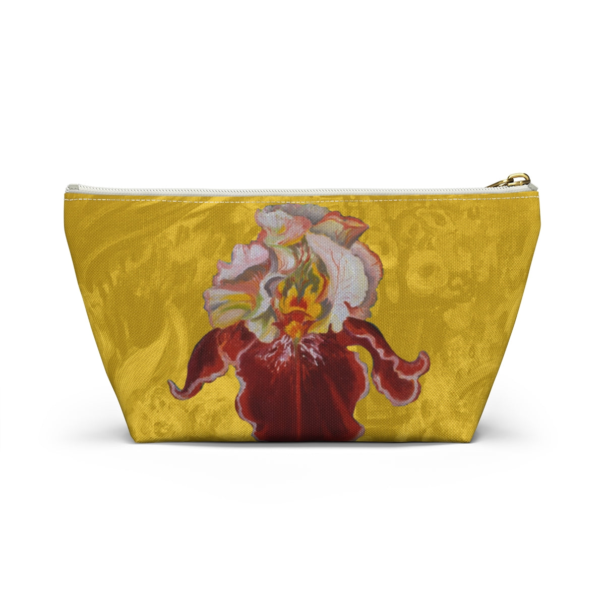 Perfect Pouch "Iris on Yellow"