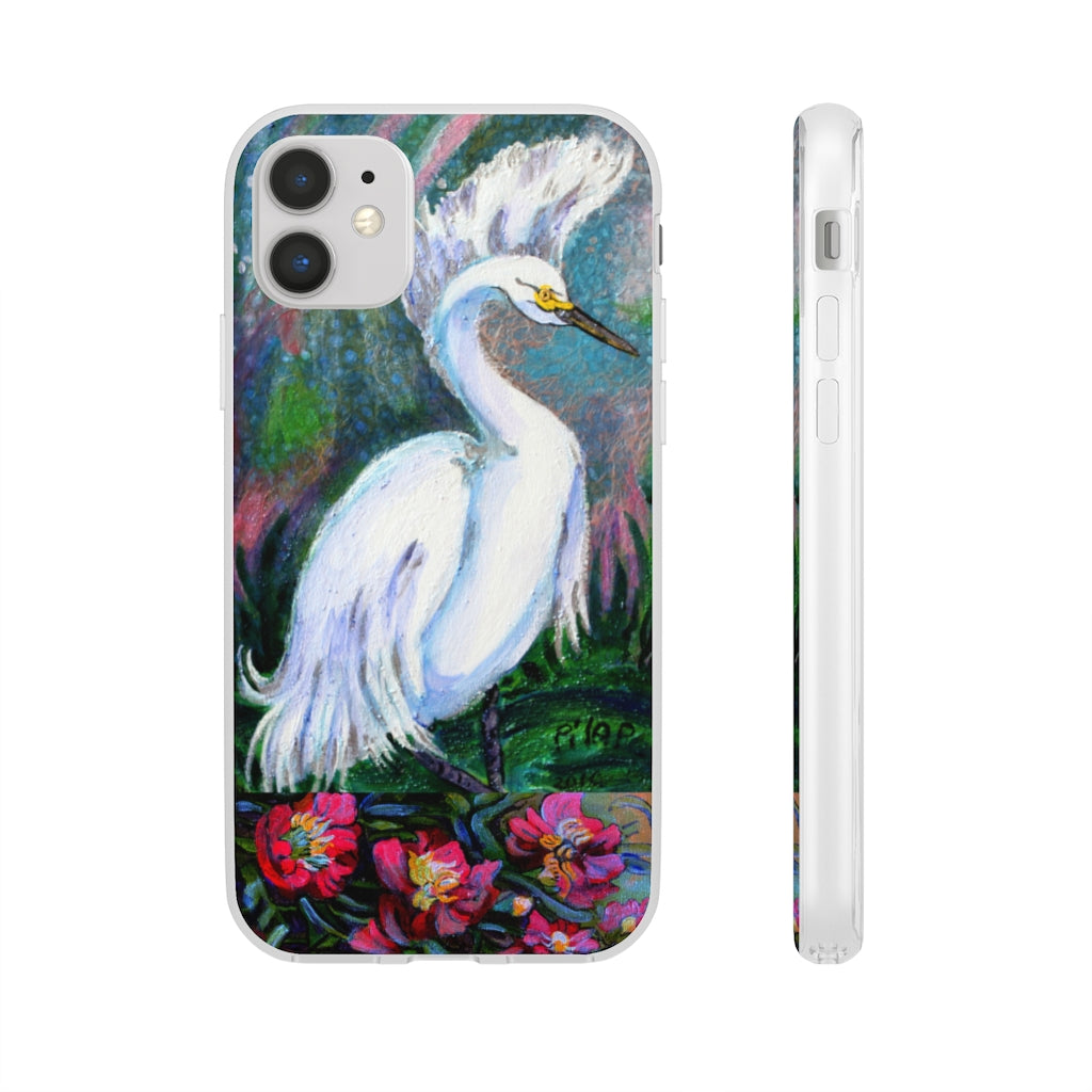 Phone Case, "Snowy Egret"