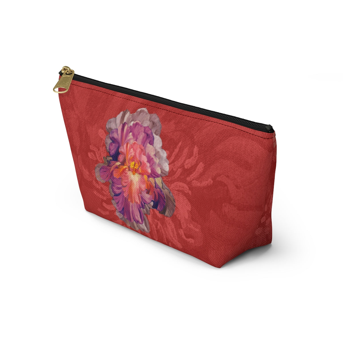 Perfect Pouch "Iris on Red"