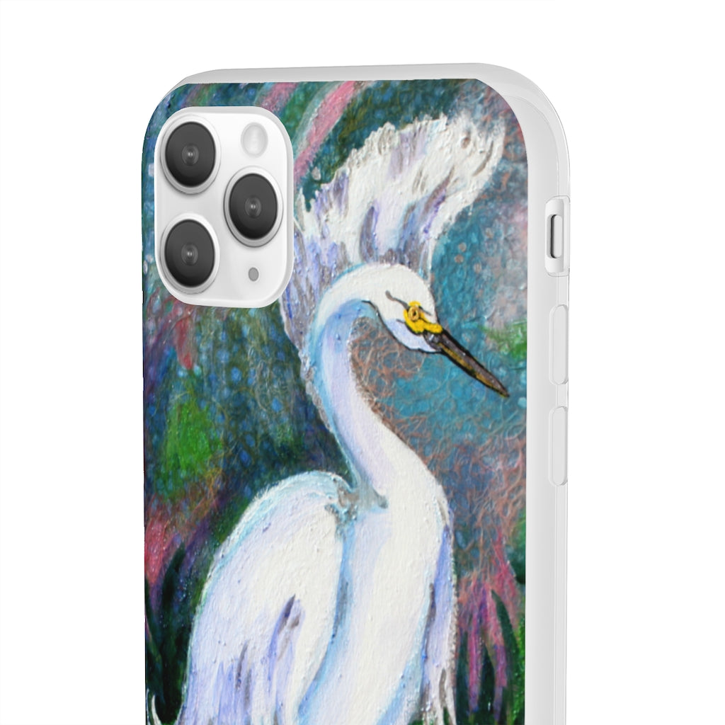 Phone Case, "Snowy Egret"