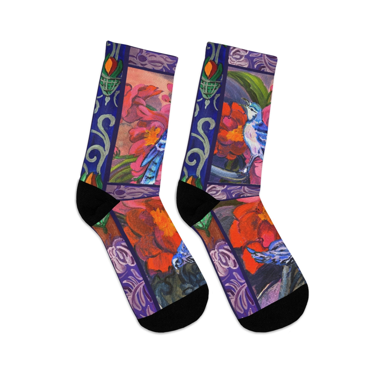Crew Socks "Bluebirds"