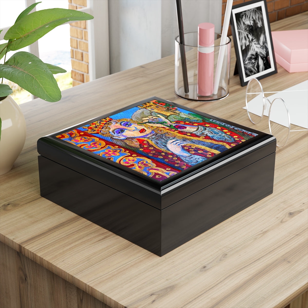 Jewelry and Keepsake Box - Isabel (from Comedia dell'arte series)