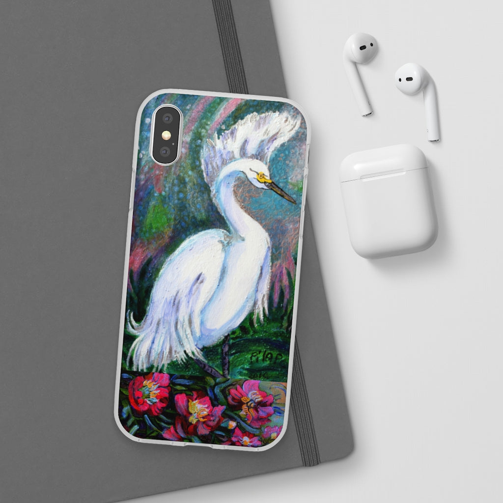 Phone Case, "Snowy Egret"