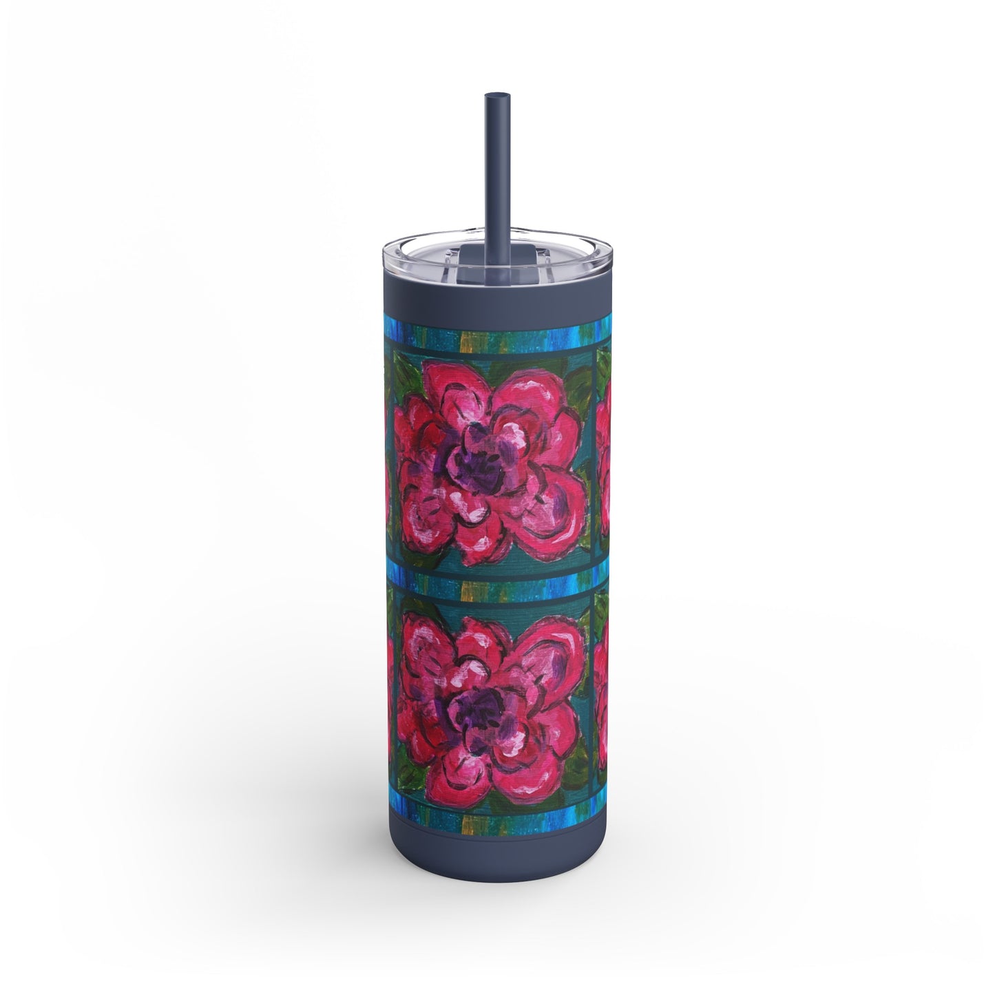 Skinny Tumbler - Mati's Rose,  20oz