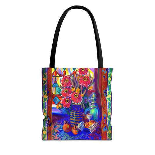 Tote Bag - Kitchen Zinneas