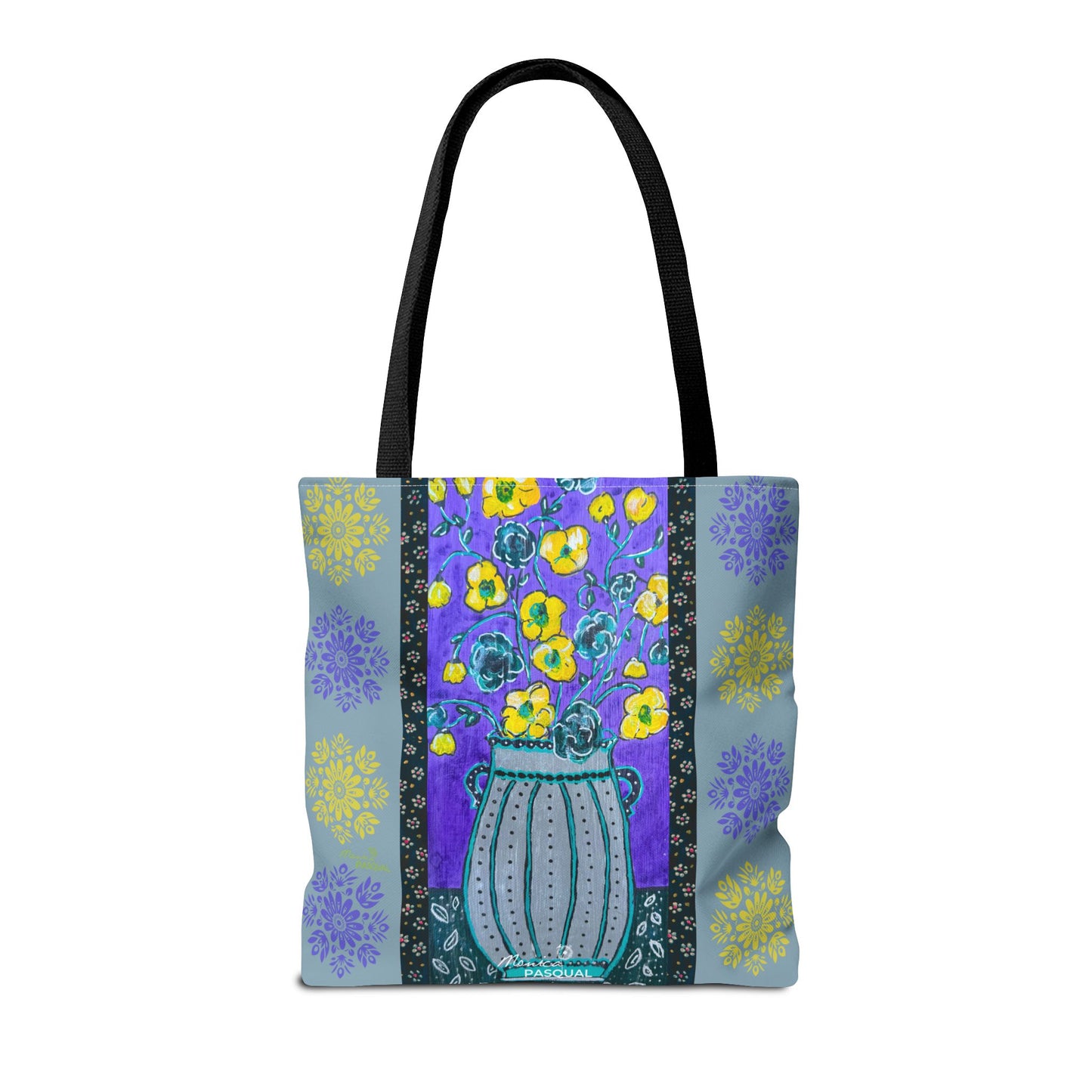 Tote Bag - Lavendar Vase by 'Monica in the Garden'