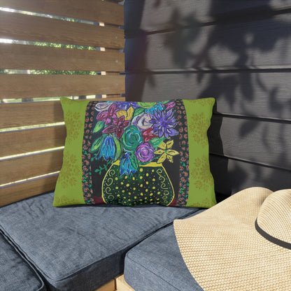 Outdoor Pillows - Spring Green