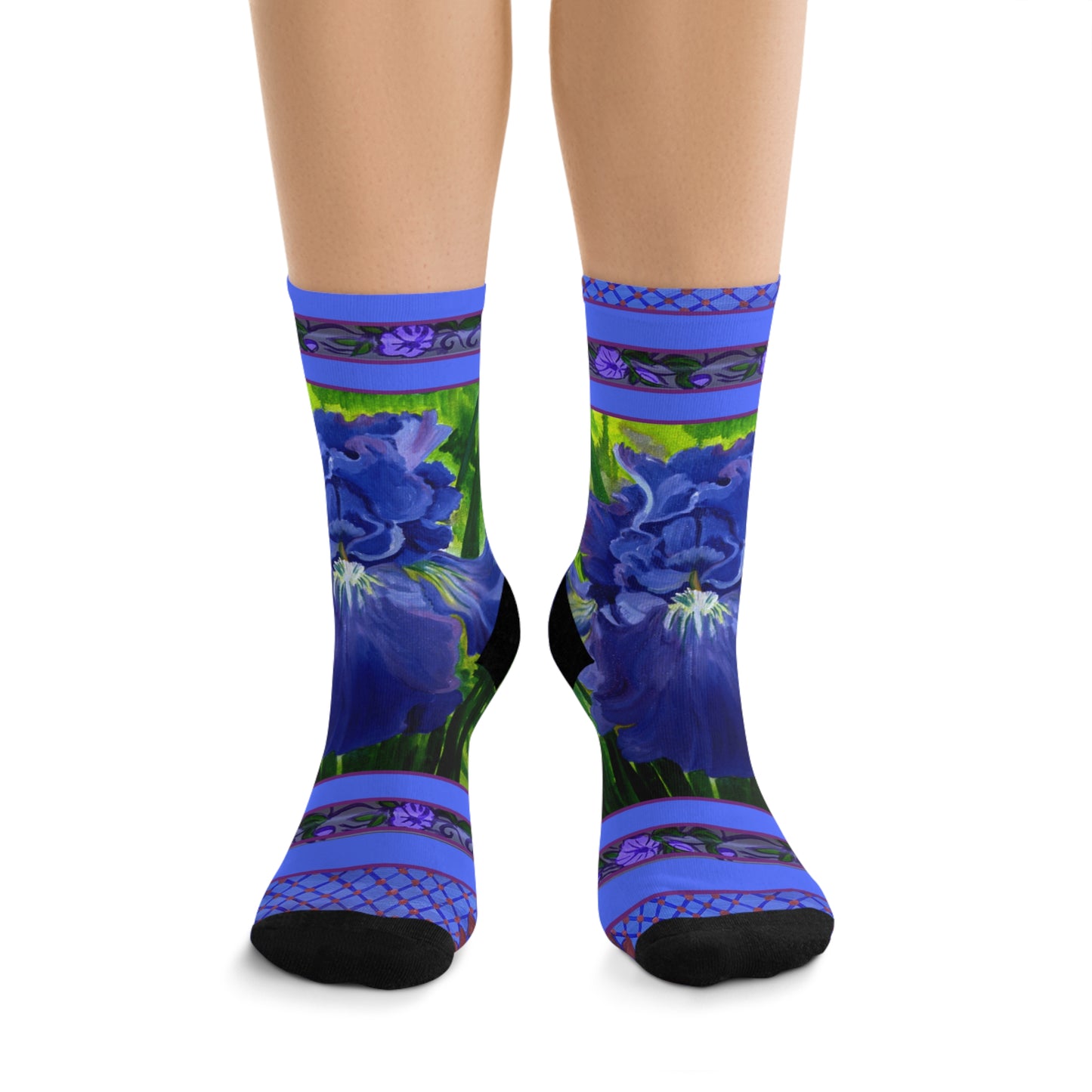 Crew Socks - Purple Iris