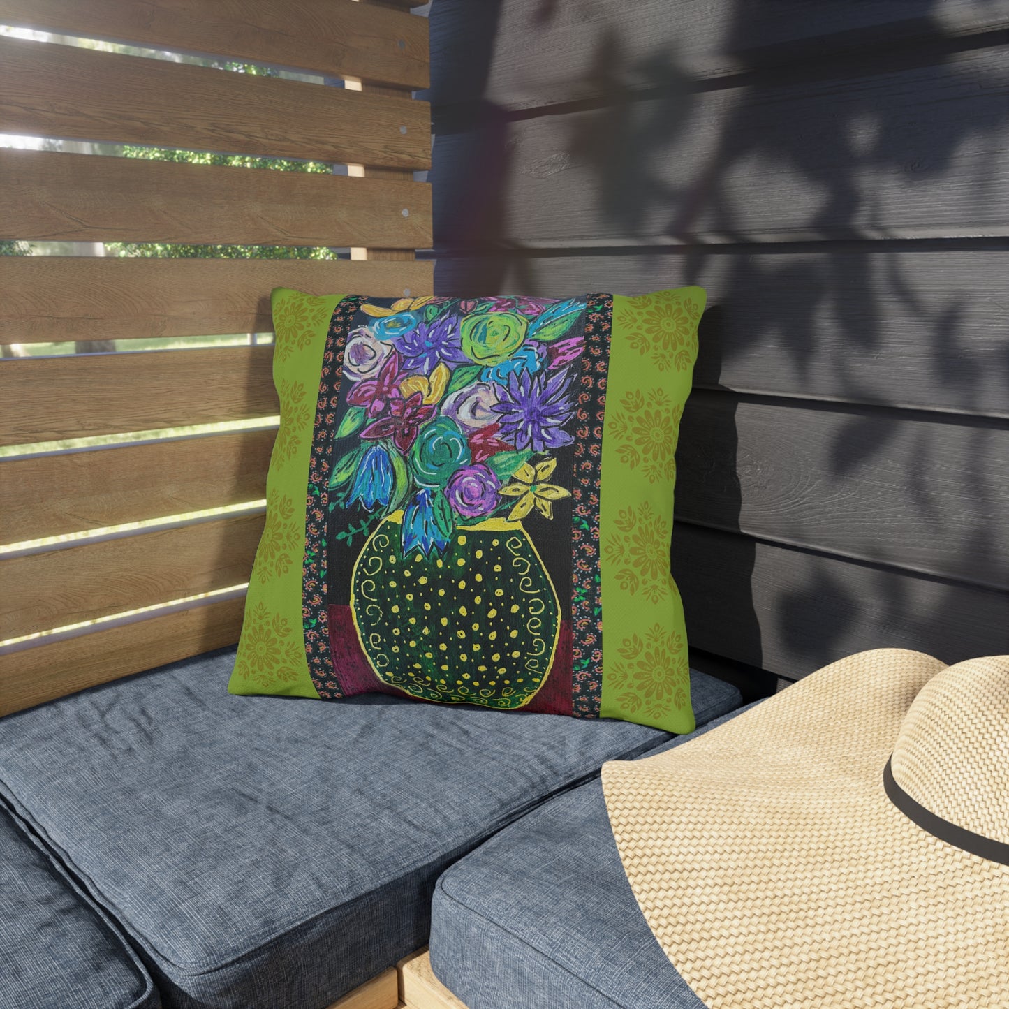 Outdoor Pillows - Spring Green