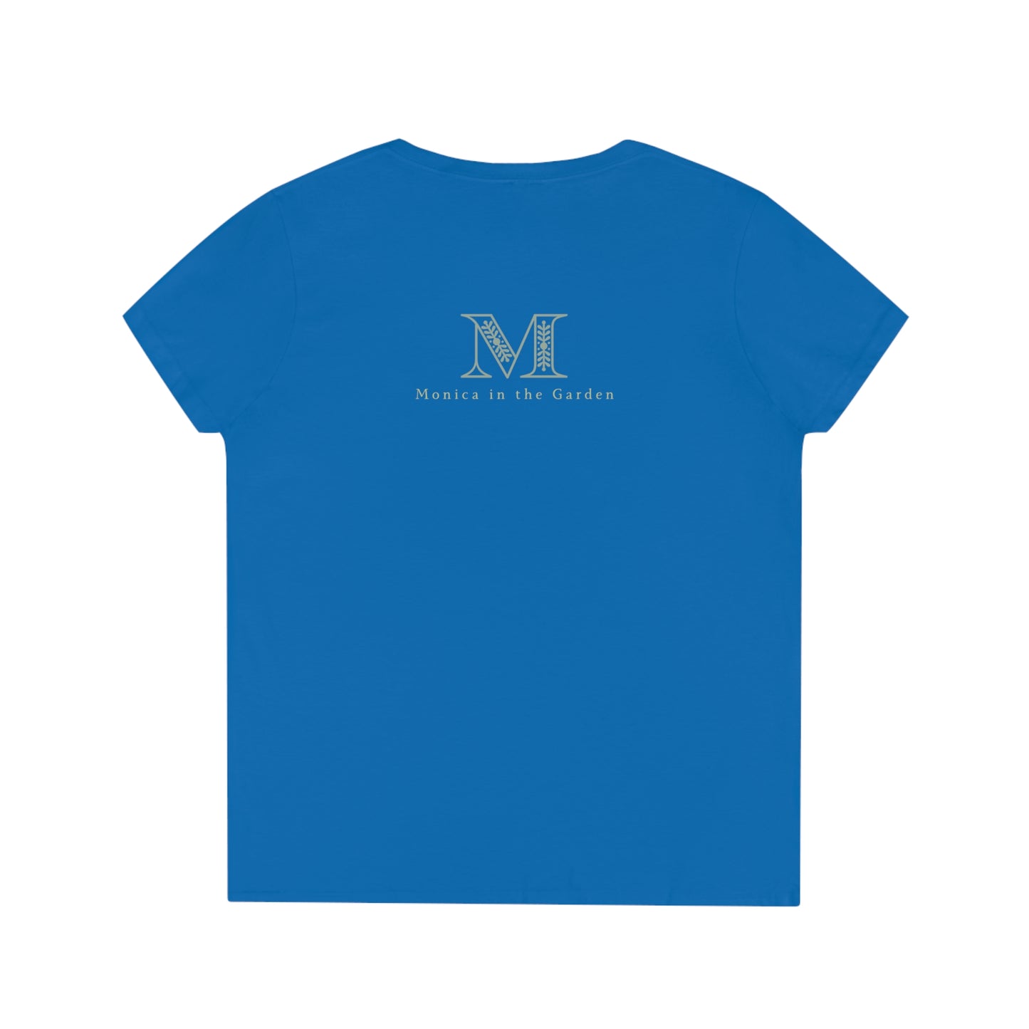 Ladies' V-Neck T-Shirt - Royal Blue