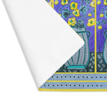 Cotton Placemat - Lavender Vase