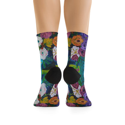 Crew Socks - Springtime Blooms