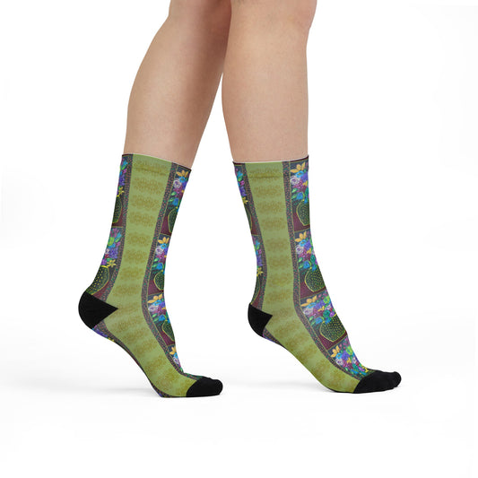 Crew Socks - Spring Green