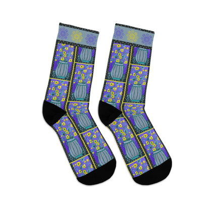 Eco-Friendly Socks - Lavender Vase