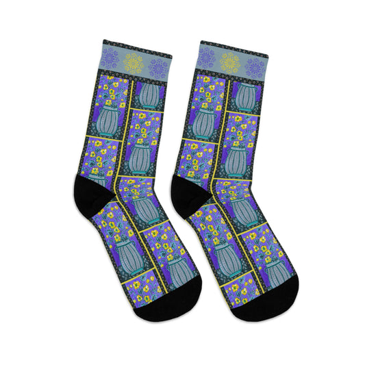 Eco-Friendly Socks - Lavender Vase