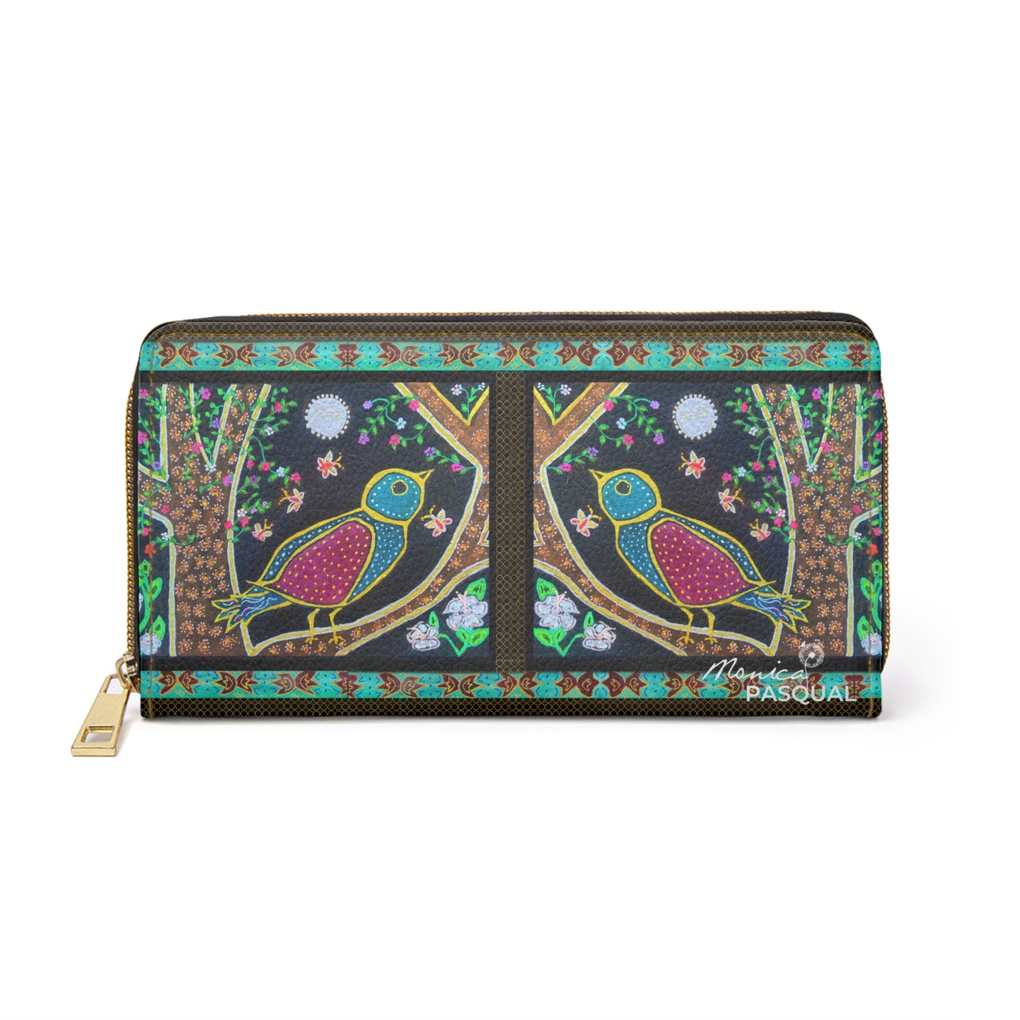 Zipper Wallet - Night Bird