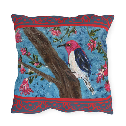 Outdoor Pillows - Red-Headed Woodpecker