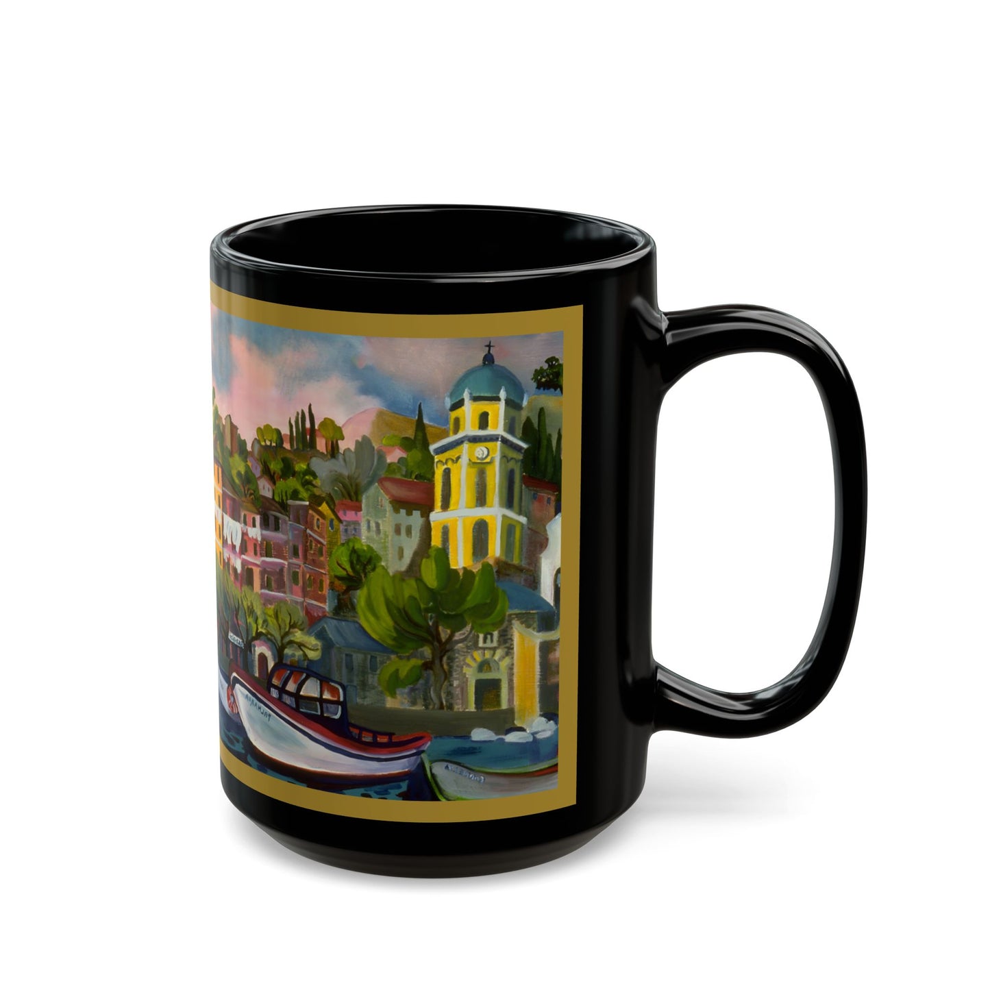 Ceramic Mug- Portofino Scene