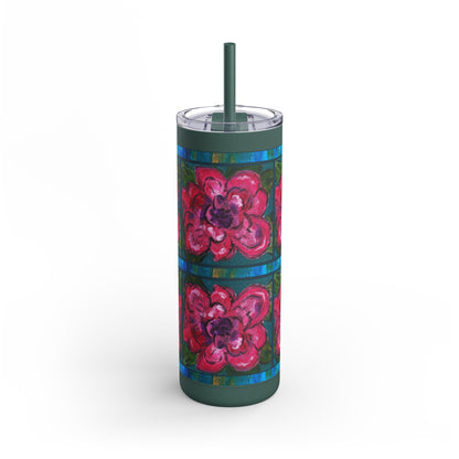 Skinny Tumbler - Mati's Rose,  20oz