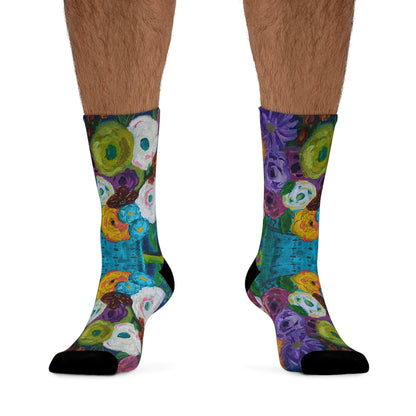 Crew Socks - Springtime Blooms