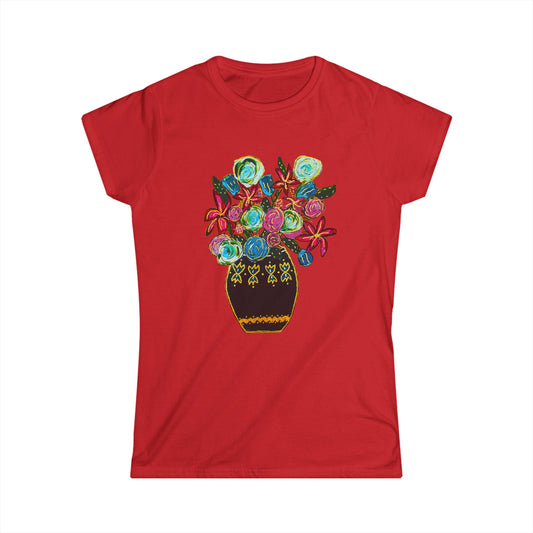 Women's Softstyle Tee - Fire Engine Red