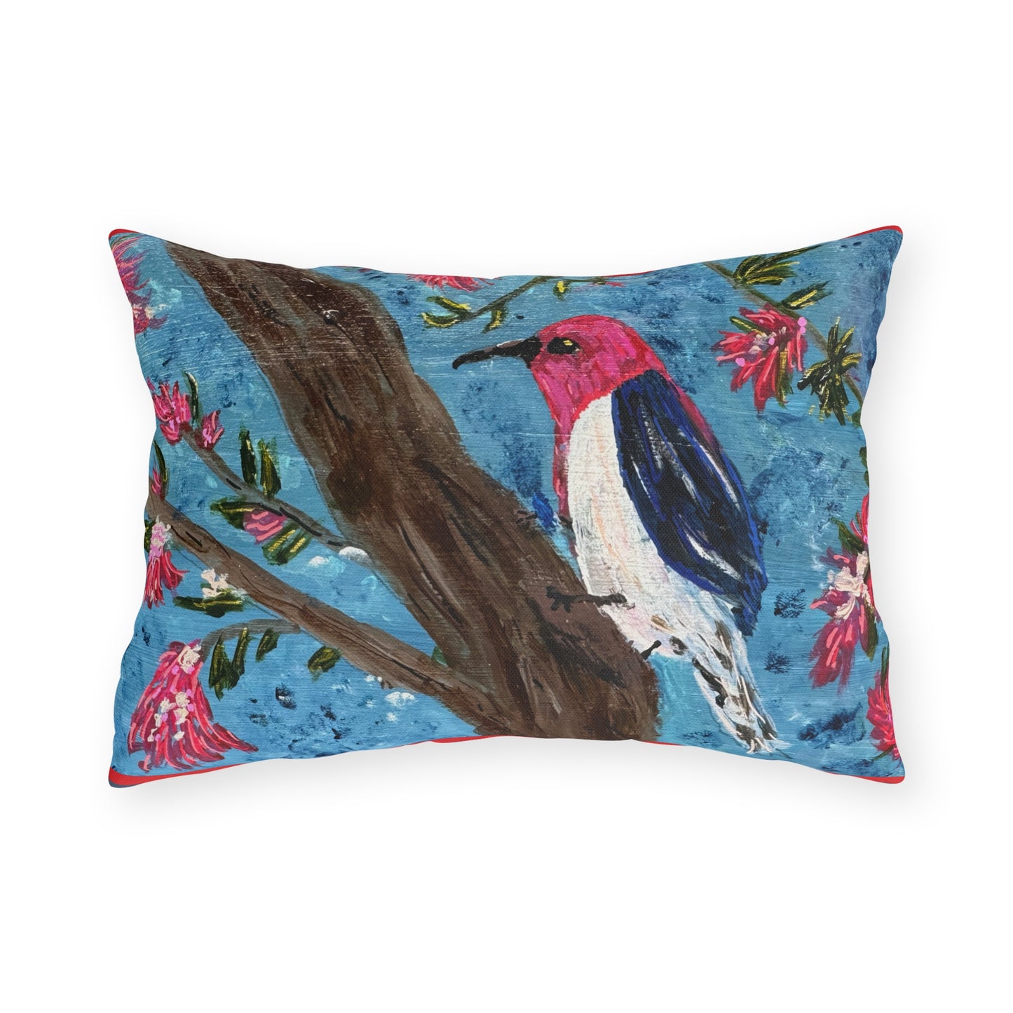 Outdoor Pillows - Red-Headed Woodpecker