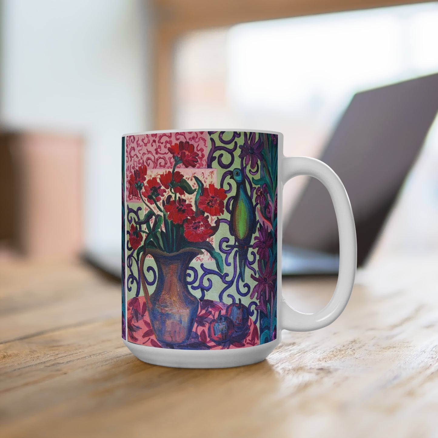 Ceramic Mug  - Holiday Colors