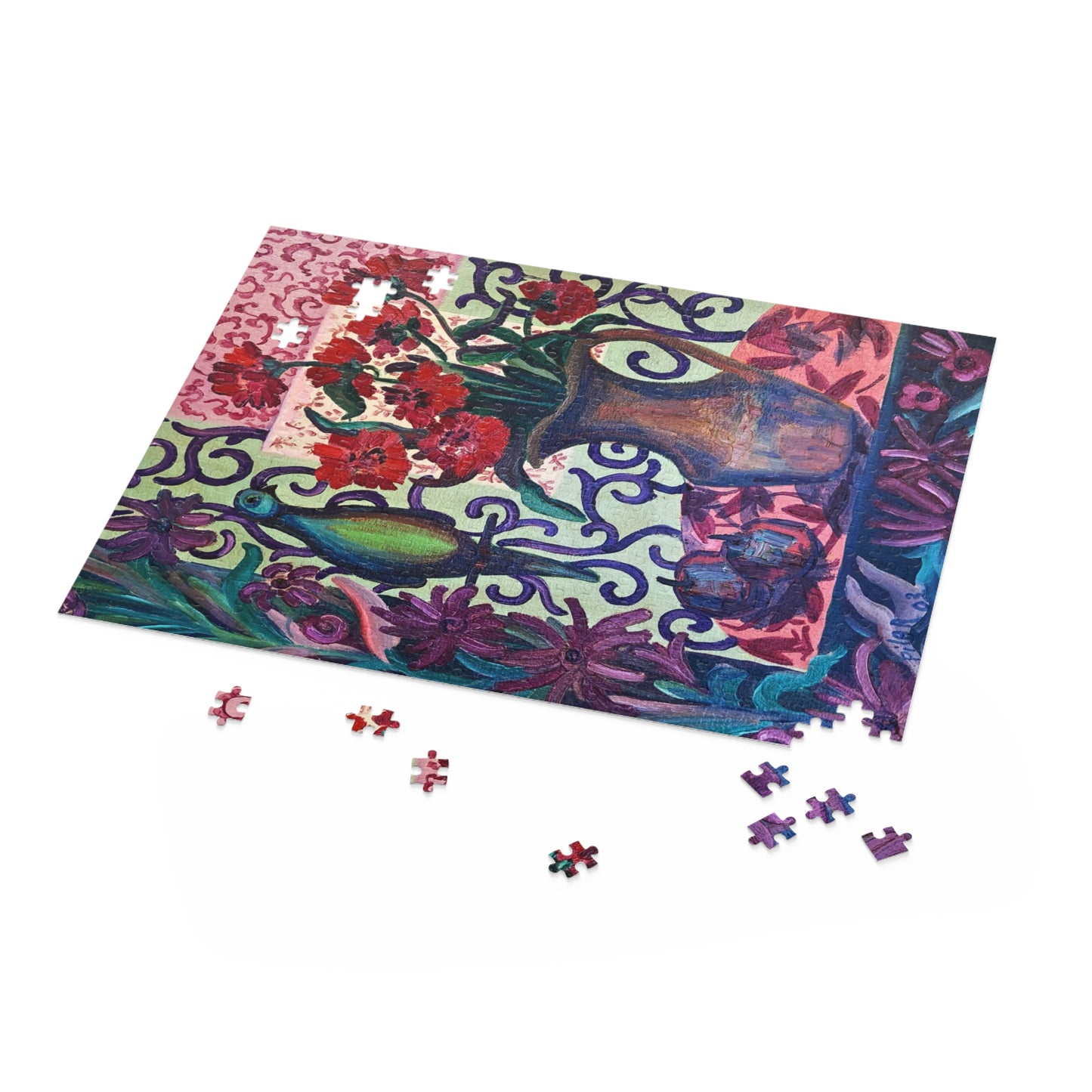 Jigsaw Puzzle- "Green Parrot"