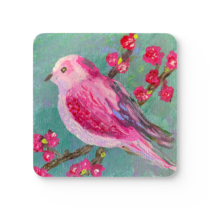 Coaster Set - Rose Finch