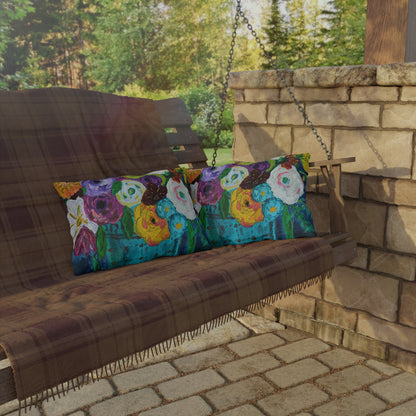 Outdoor Pillows - Springtime Blooms