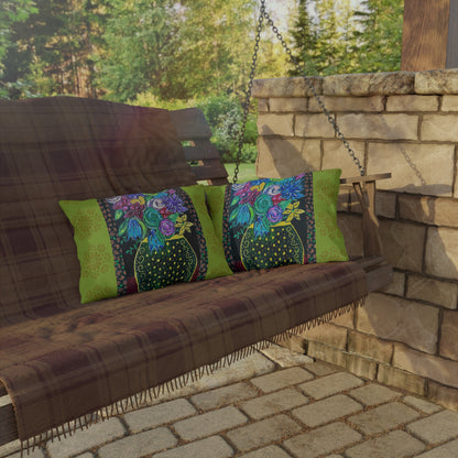 Outdoor Pillows - Spring Green