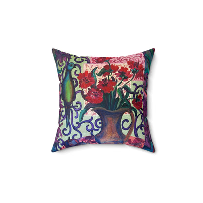 Decorative Pillow - "Green Parrot"