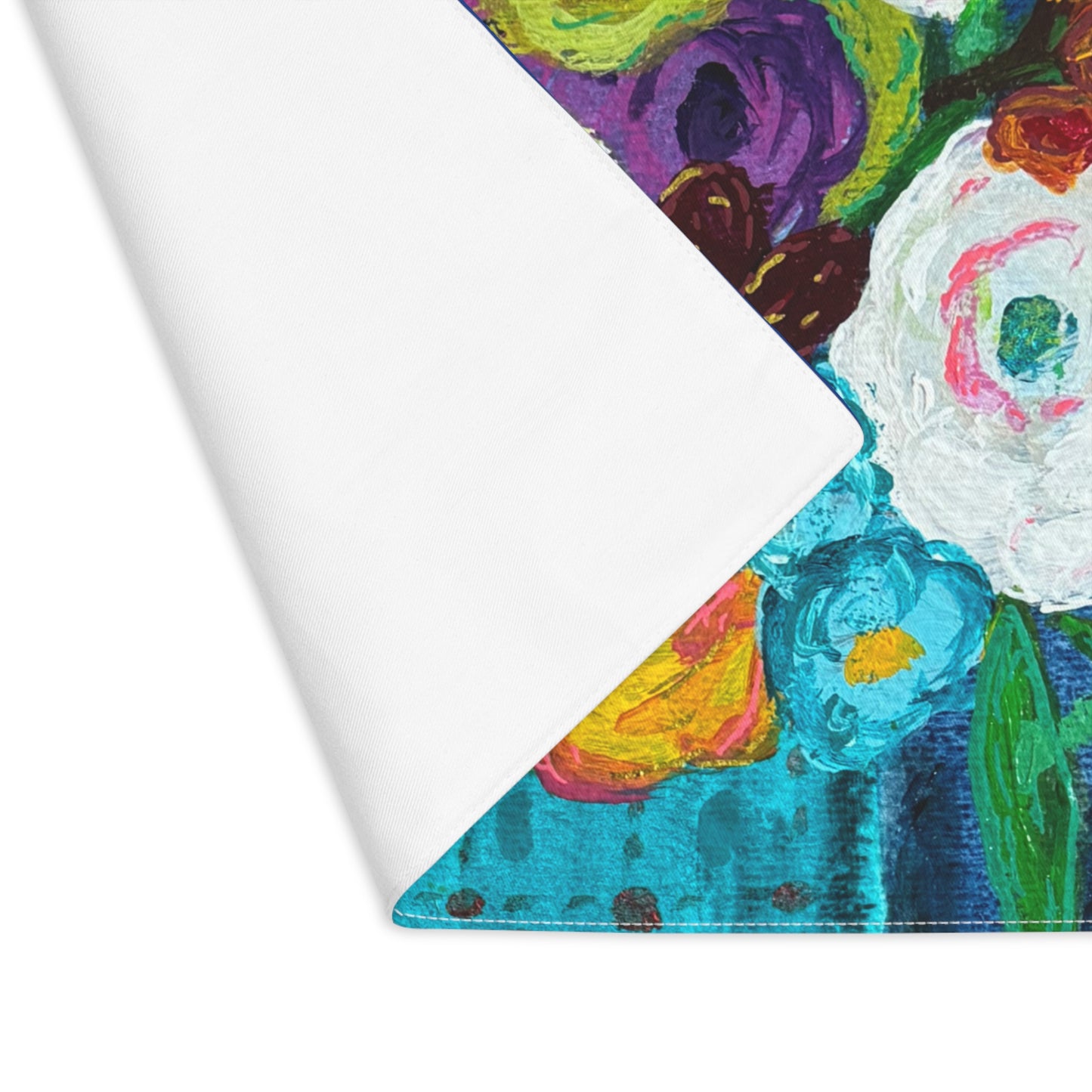 Cotton Placemat, Springtime Blooms