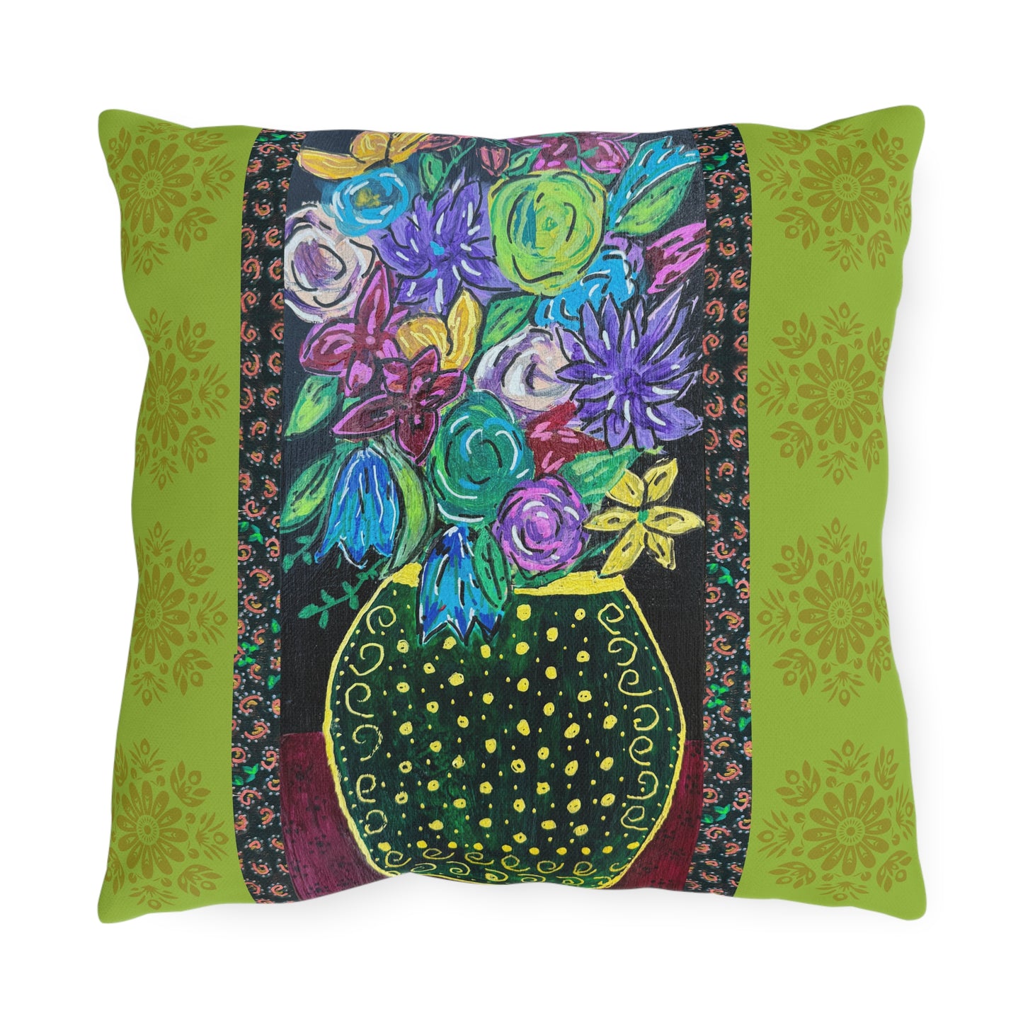 Outdoor Pillows - Spring Green