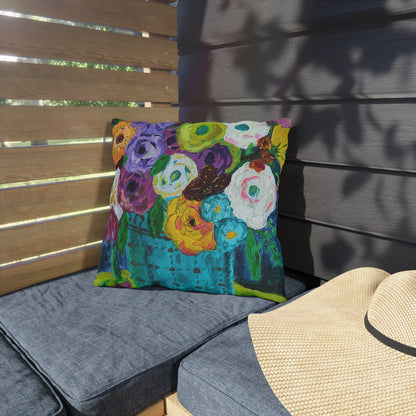 Outdoor Pillows - Springtime Blooms