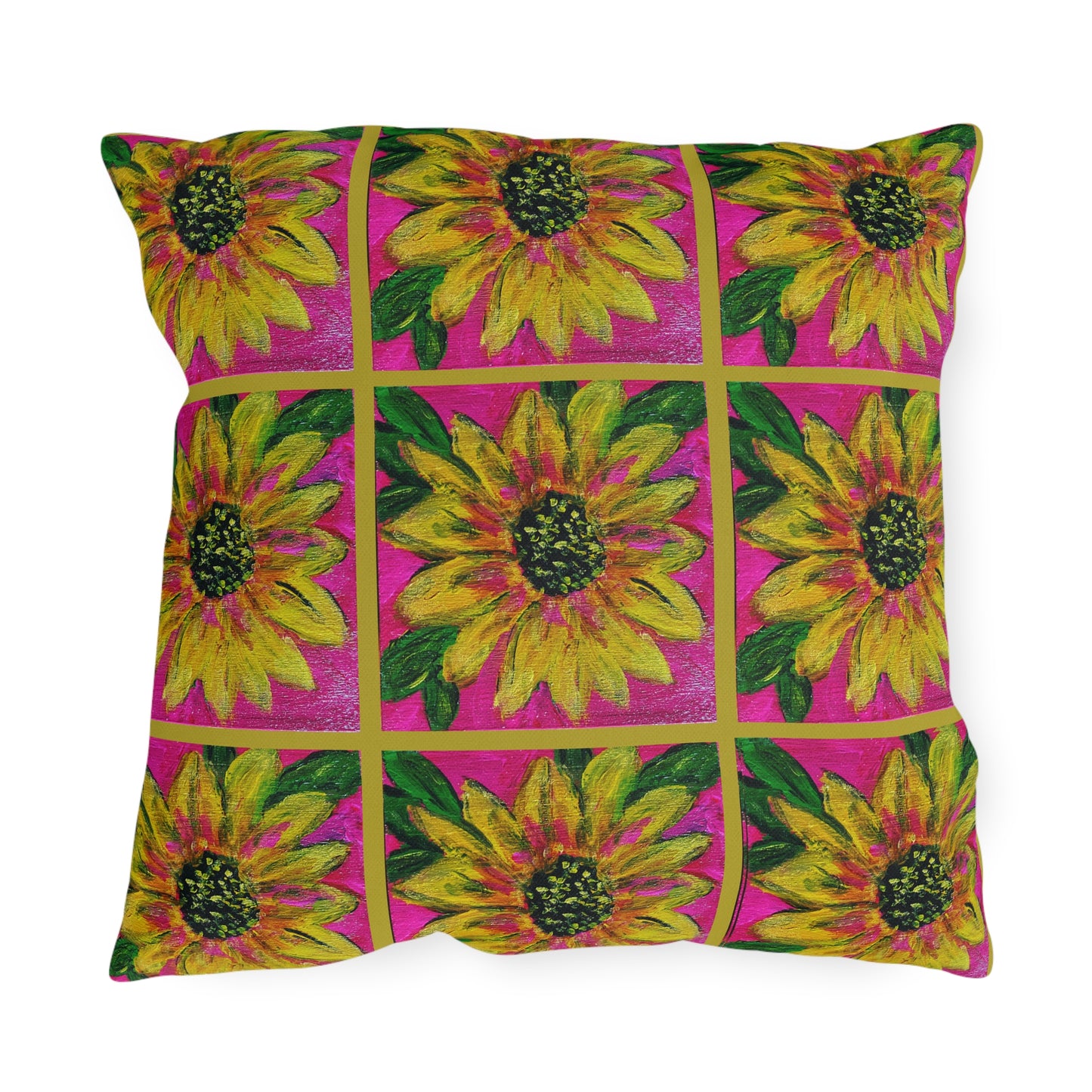 Outdoor Pillows - Sassy Sunflower