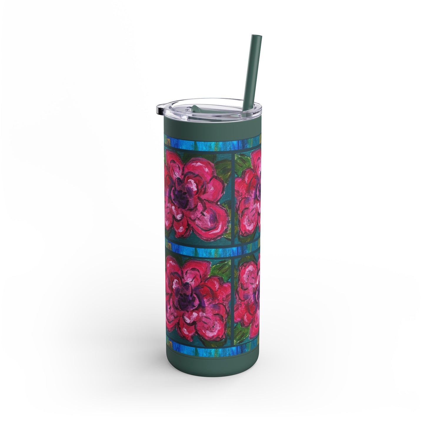 Skinny Tumbler - Mati's Rose,  20oz