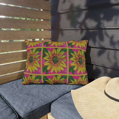 Outdoor Pillows - Sassy Sunflower