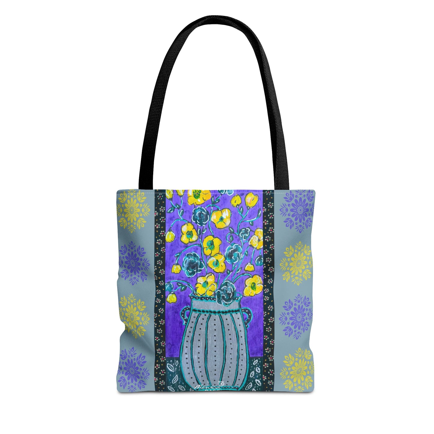Tote Bag - Lavendar Vase by 'Monica in the Garden'