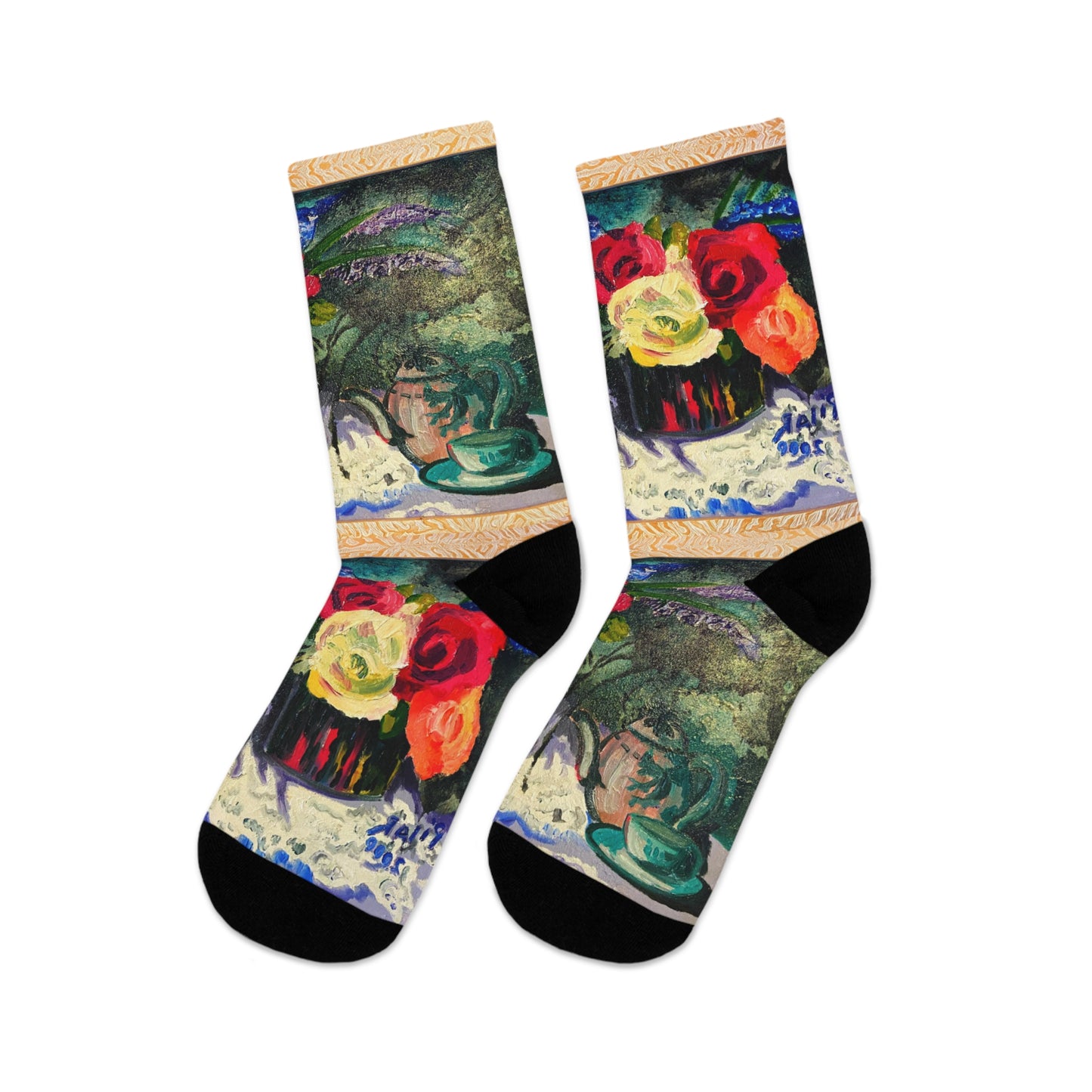 Eco-Friendly Socks - Tea Roses