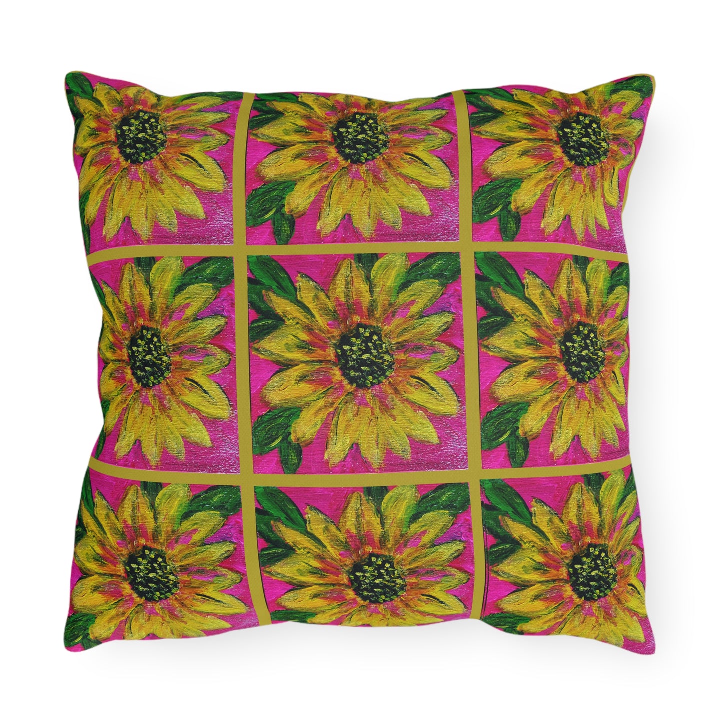 Outdoor Pillows - Sassy Sunflower